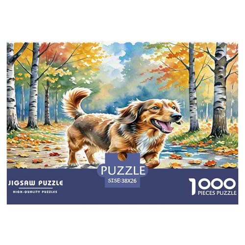 Wurst Hund 1000-teiliges Tier Puzzles Premium Quality Pädagogisch - Home Room Decoration Unterhaltung Für Erwachsene Und Kinder Wertvoll Geschenk Für 38x26cm/1000pcs Wurst Hund 1000-teiliges Tier Puzzles Premium Quality Pädagogisch - Home Room Decoration Unterhaltung Für Erwachsene Und Kinder Wertvoll Geschenk Für 38x26cm/1000pcs von MMDASBVPE