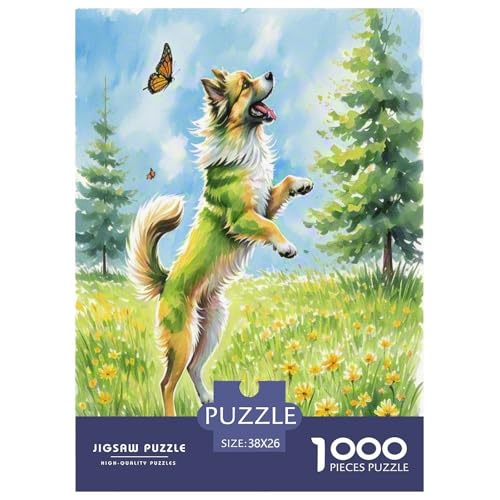 Xishi Hund 1000 Teile Tierhund Puzzles Premium Quality Familienspiel - Home Room Decoration Für Erwachsene Und Kinder Ab 12 Jahren Buntes Spielzeug 38x26cm/1000pcs Xishi Hund 1000 Teile Tierhund Puzzles Premium Quality Familienspiel - Home Room Decoration Für Erwachsene Und Kinder Ab 12 Jahren Buntes Spielzeug 38x26cm/1000pcs von MMDASBVPE