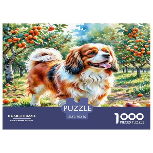 Xishi Hund 1000 Teile Tierhund Puzzles Premium Quality Familienspiel - Home Room Decoration Unterhaltung Für Erwachsene Und Kinder Geschenk Für Von 12 Jahren 70x50cm/1000pcs von MMDASBVPE