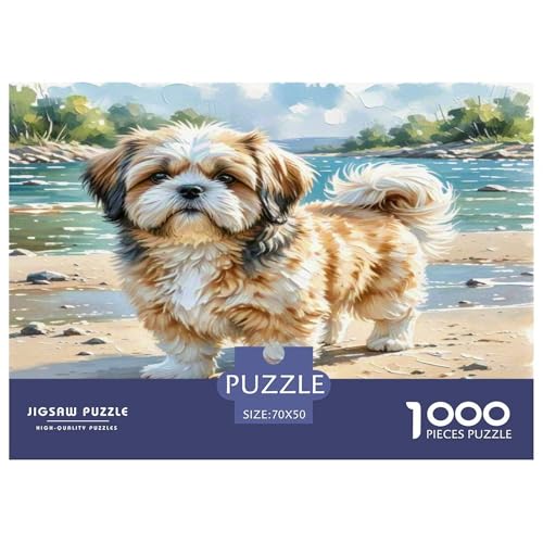 Xishi Hund 1000 Teile Tierhund Puzzles Premium Quality Pädagogisch - Home Room Decoration Für Erwachsene Und Kinder Ab 12 Jahren Wertvoll Geschenk Für 70x50cm/1000pcs Xishi Hund 1000 Teile Tierhund Puzzles Premium Quality Pädagogisch - Home Room Decoration Für Erwachsene Und Kinder Ab 12 Jahren Wertvoll Geschenk Für 70x50cm/1000pcs von MMDASBVPE