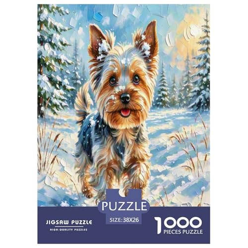 Yorkshire Terrier 1000 Teile Tierhund Puzzles Premium Quality Pädagogisch - Home Room Decoration Für Erwachsene Und Kinder Ab 12 Jahren Buntes Spielzeug 38x26cm/1000pcs Yorkshire Terrier 1000 Teile Tierhund Puzzles Premium Quality Pädagogisch - Home Room Decoration Für Erwachsene Und Kinder Ab 12 Jahren Buntes Spielzeug 38x26cm/1000pcs von MMDASBVPE