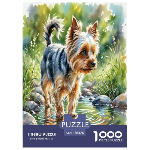 Yorkshire Terrier 1000 Teile Tierhund Puzzles Premium Quality Pädagogisch - Home Room Decoration Für Erwachsene Und Kinder Ab 12 Jahren Buntes Spielzeug 38x26cm/1000pcs Yorkshire Terrier 1000 Teile Tierhund Puzzles Premium Quality Pädagogisch - Home Room Decoration Für Erwachsene Und Kinder Ab 12 Jahren Buntes Spielzeug 38x26cm/1000pcs von MMDASBVPE