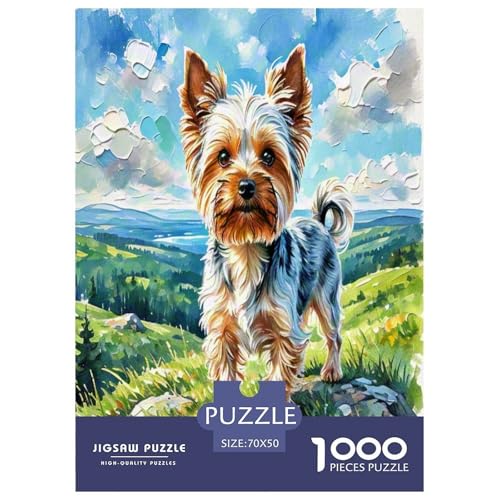 Yorkshire Terrier 1000 Teile Tierhund Puzzles Premium Quality Pädagogisch - Home Room Decoration Für Erwachsene Und Kinder Ab 12 Jahren Buntes Spielzeug 70x50cm/1000pcs Yorkshire Terrier 1000 Teile Tierhund Puzzles Premium Quality Pädagogisch - Home Room Decoration Für Erwachsene Und Kinder Ab 12 Jahren Buntes Spielzeug 70x50cm/1000pcs von MMDASBVPE