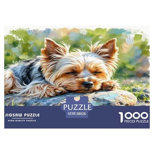 Yorkshire Terrier 1000 Teile Tierhund Puzzles Premium Quality Pädagogisch - Home Room Decoration Unterhaltung Für Erwachsene Und Kinder Buntes Spielzeug 38x26cm/1000pcs Yorkshire Terrier 1000 Teile Tierhund Puzzles Premium Quality Pädagogisch - Home Room Decoration Unterhaltung Für Erwachsene Und Kinder Buntes Spielzeug 38x26cm/1000pcs von MMDASBVPE