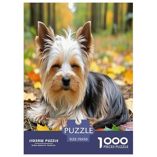 Yorkshire Terrier 1000-teiliges Tierhund Puzzles Premium Quality Pädagogisch - Home Room Decoration Für Erwachsene Und Kinder Ab 12 Jahren Buntes Spielzeug 70x50cm/1000pcs Yorkshire Terrier 1000-teiliges Tierhund Puzzles Premium Quality Pädagogisch - Home Room Decoration Für Erwachsene Und Kinder Ab 12 Jahren Buntes Spielzeug 70x50cm/1000pcs von MMDASBVPE