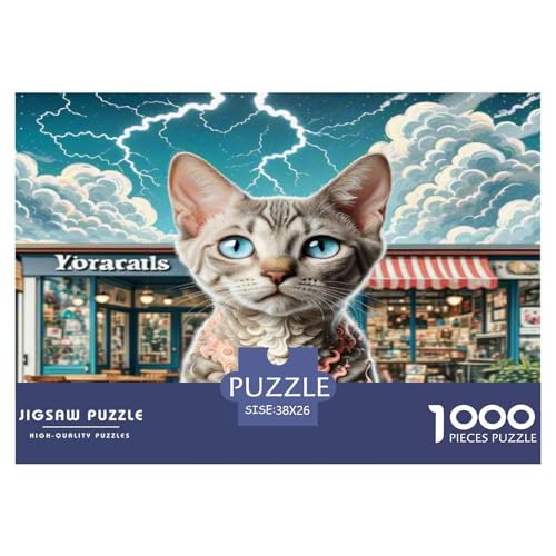 von Devon Rex 1000 Teile Tier Puzzles Premium Quality Familienspiel - Home Room Decoration Erwachsene Und Kinder Buntes Spielzeug 38x26cm/1000pcs von Devon Rex 1000 Teile Tier Puzzles Premium Quality Familienspiel - Home Room Decoration Erwachsene Und Kinder Buntes Spielzeug 38x26cm/1000pcs von MMDASBVPE