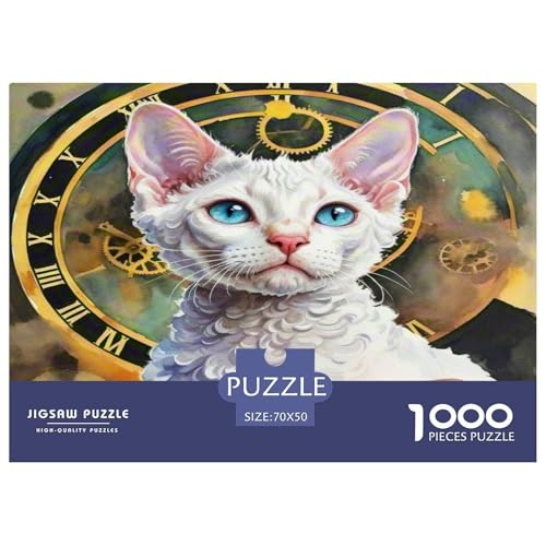 von Devon Rex 1000 Teile Tier Puzzles Premium Quality Pädagogisch - Home Room Decoration Erwachsene Und Kinder Buntes Spielzeug 70x50cm/1000pcs von MMDASBVPE