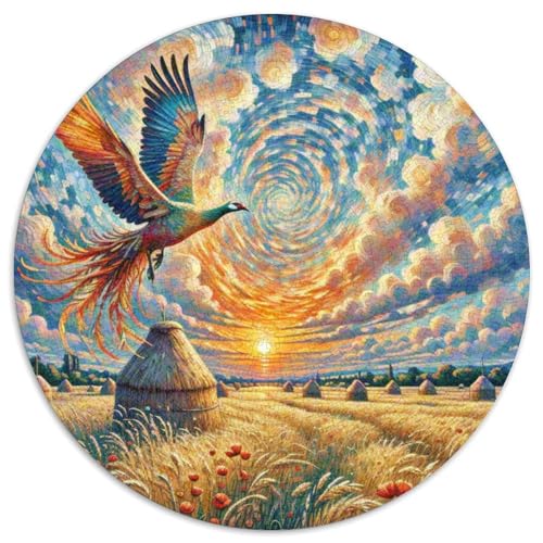 Tiere 1000 Teile Puzzle Cute Tieres Thema Erwachsene Circular Stressabbau-Spielzeug Geschenkidee 1000pcs (67.5x67.5cm) von MMDSFVIER