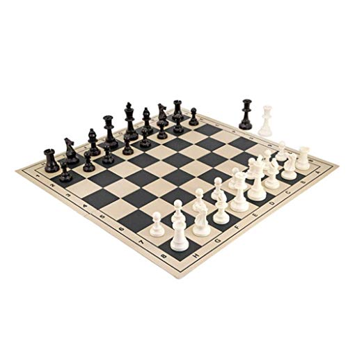 Schach Professionelles Schachset mit Aufbewahrungstasche Internationales Schachgeschenk für Schachliebhaber/Anfänger Schach Professionelles Schachset mit Aufbewahrungstasche Internationales Schachgeschenk für Schachliebhaber/Anfänger von MMFGFDSAJKYGD