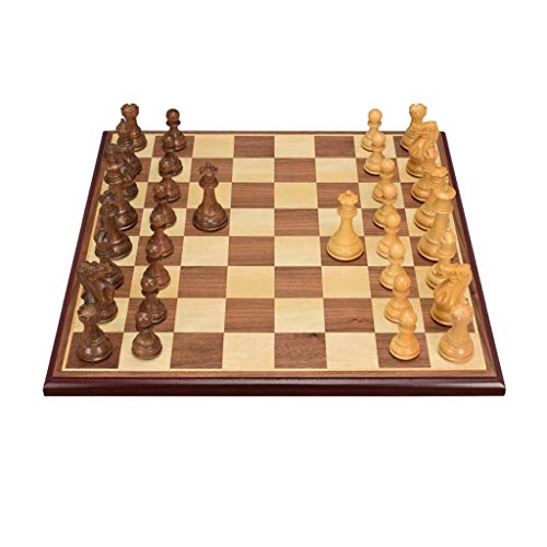 Schachbrett Schach High-End Massivholz Schachfiguren Großes Dreidimensionales Holz Schachbrett Dedicated für Schachspiele von MMFGFDSAJKYGD