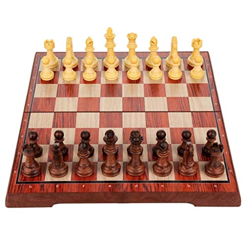 Wooden International Chess Set International Chess Foldable Standard Chess Beginner Chess Set Gifts for Chess Lovers/Beginners von MMFGFDSAJKYGD
