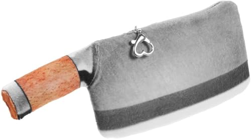 MMIAOO Lustig Körper Kissen Hand Axt Plüsch Axt Brennholz Cracker Cosplay Messer Plüsch Requisiten Spielzeug Prank Spaß gefälschte Messer realistische Requisiten für Halloween Kostüm Hau (Hornmesser) von MMIAOO