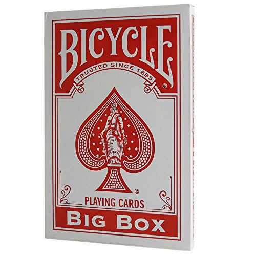 MMS Big Bicycle Cards (Jumbo Bicycle Cards, Red) von MMS