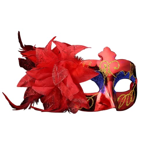 MNSWR Karneval Maske Gesicht Verkleidung,Maskenball Herren Venezianische Masken Schwarz Maske Maske Damen,Karneval Prom Masken mit gemalten Seiten und großen Blumen,RD1 MNSWR Karneval Maske Gesicht Verkleidung,Maskenball Herren Venezianische Masken Schwarz Maske Maske Damen,Karneval Prom Masken mit gemalten Seiten und großen Blumen,RD1 von MNSWR