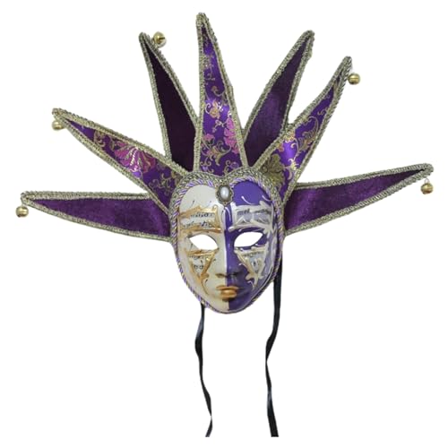 MNSWR Karneval Maskenball Maske,Maskenball Männer Venezianische Maske Herren Masken Kostüm,Herren DamenKarneval Vollgesichtsmaske 7 Winkel Yin und Yang Gesicht Europäische und Amerikanische Party,Lila MNSWR Karneval Maskenball Maske,Maskenball Männer Venezianische Maske Herren Masken Kostüm,Herren DamenKarneval Vollgesichtsmaske 7 Winkel Yin und Yang Gesicht Europäische und Amerikanische Party,Lila von MNSWR