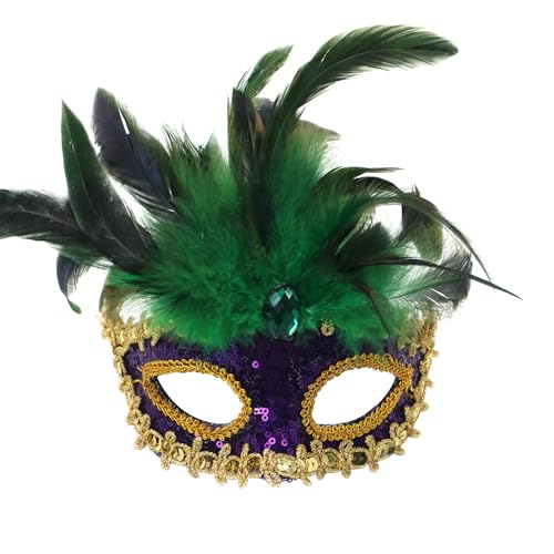 MNSWR Karneval Maskerade Ball Maske,Maske Maskenball Venezianische Maske Spitze Damen Augenmaske,Karneval Prom Party High-End Pailletten Federn und Diamanten Halbgesicht Maske Maske Makeup König Damen MNSWR Karneval Maskerade Ball Maske,Maske Maskenball Venezianische Maske Spitze Damen Augenmaske,Karneval Prom Party High-End Pailletten Federn und Diamanten Halbgesicht Maske Maske Makeup König Damen von MNSWR