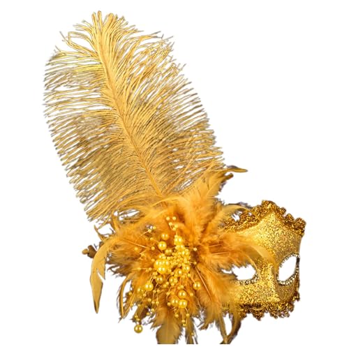 MNSWR Karneval Maskerade Maske,Maskenball Maske Damen Glitzer Venezianische Maske Damen Schwarz Ball Masken,Karneval Maske,Gold MNSWR Karneval Maskerade Maske,Maskenball Maske Damen Glitzer Venezianische Maske Damen Schwarz Ball Masken,Karneval Maske,Gold von MNSWR