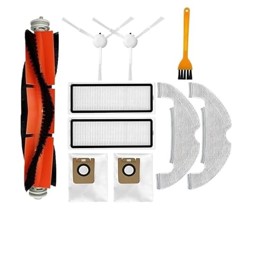 MNUHGYHD 10PCS Ersatzteile for Xiaomi Bot D10 Plus RLS3D L10plus/Z10pro Vakuum Wichtigsten Seite Pinsel Filter Staub Tasche mopp Lappen von MNUHGYHD