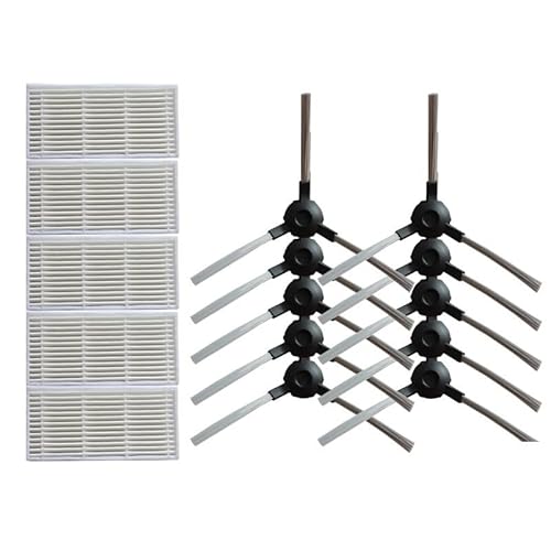 MNUHGYHD 15 Teile/los Seite Pinsel * 10 + * 5 for Panda X600 pet Kitfort KT504 Rob-otic Staubsauger Teile von MNUHGYHD