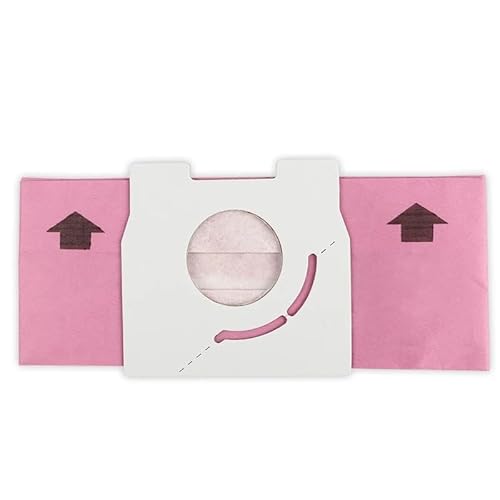 MNUHGYHD 5 STÜCKE 15 STÜCKE Rosa Papierstaubbeutel Staubsaugerzubehör for Panasonic MC-CA291 MC-CA293 MC-CA391 etc(5Pcs) von MNUHGYHD
