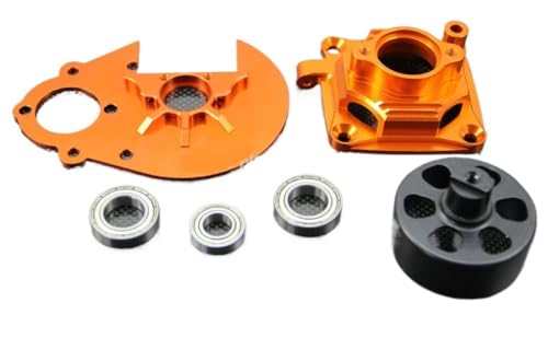 MNUHGYHD Aluminium Kupplung Träger 17mm Tasse 30mm Lager Übertragung Disc for 1/5 RC Auto HPI km rv Baja 5b ss 5sc Teil(Orange) von MNUHGYHD