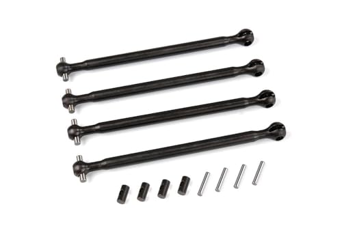MNUHGYHD Stärken 9MM ME-TAL Vorne HINTEN Antriebswelle UND CVDdog Knochen for 1/5 Losi 5ive T RO-Van LT KM X2 LKW RC Auto Teile(9mm Half Shaft) von MNUHGYHD