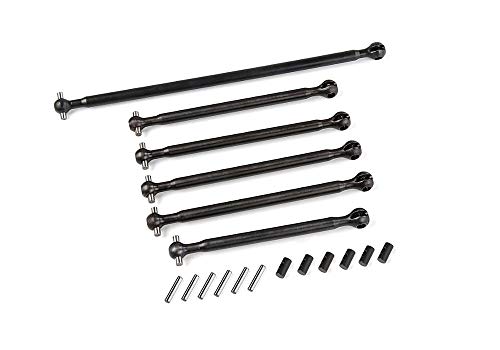 MNUHGYHD Stärken 9MM ME-TAL Vorne HINTEN Antriebswelle UND CVDdog Knochen for 1/5 Losi 5ive T RO-Van LT KM X2 LKW RC Auto Teile(Whole Set) von MNUHGYHD