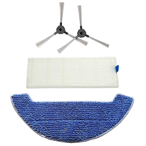 MNUHGYHD Staubsaugerbürsten Seitenbürste for Dibea D960 Rob-otic Staubsaugerteile Zubehör(1set) von MNUHGYHD