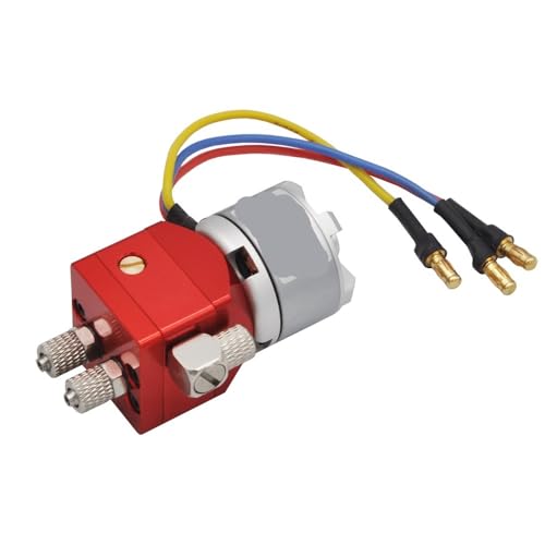 MNUHGYHD for 6Mpa Hydraulikpumpe 2212 900KV Motor mit Druckregelventil for 1/14 Huina 336 961 K966 E010 for RC Bagger Motive-RC Teil(Red Pump) von MNUHGYHD