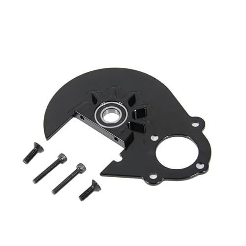 MNUHGYHD for CNC 57T Getriebe Platte Integrierte Lager Sitz for 1/5 HPI ROFUN BAHA KM ROVAN Baja 5B 5T 5SC for Rc Auto Teile(Zwart) von MNUHGYHD