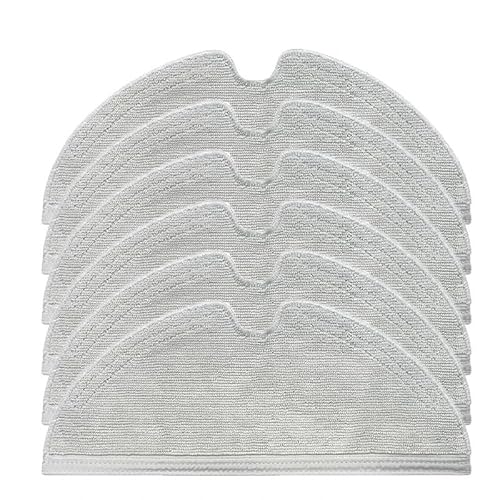 MNUHGYHD for Xiaomi Mijia 1C 1T 2C D9 F9 Staubsauger Waschbare Mopp Lumpen Zubehör Mopp Tuch Ersatzteile Ersatz(6pcs) von MNUHGYHD