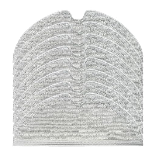 MNUHGYHD for Xiaomi Mijia 1C 1T 2C D9 F9 Staubsauger Waschbare Mopp Lumpen Zubehör Mopp Tuch Ersatzteile Ersatz(8pcs) von MNUHGYHD