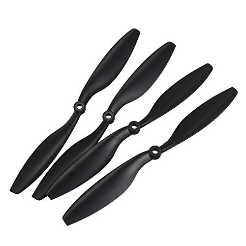 MOALIOI 4 x 1045 Durchmesser 25,4 cm (10 Zoll), 4,5 Zoll (11,4 cm), drehbare Helix-Schläger/CCW-Quadrocopter RC Prop von MOALIOI