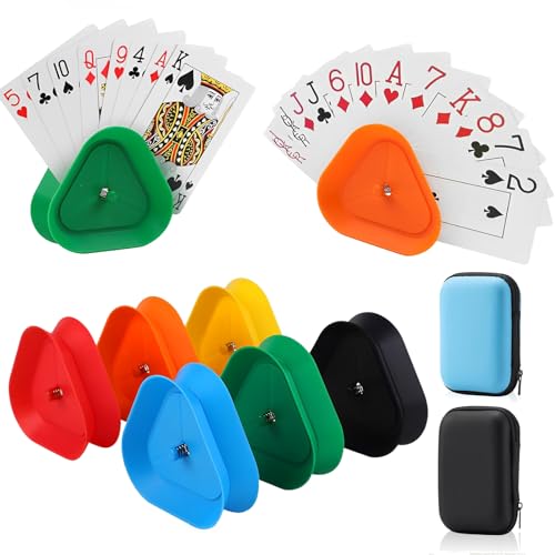 8-Stück Set Kartenhalter Kinder, 6 Verschiedenfarbige Spielkartenhalter Und 2-Karten-Boxen, Kartenhalter Spielkarten, Für UNO Kartenspiel Skyjo Kartenspiel 8-Stück Set Kartenhalter Kinder, 6 Verschiedenfarbige Spielkartenhalter Und 2-Karten-Boxen, Kartenhalter Spielkarten, Für UNO Kartenspiel Skyjo Kartenspiel von MOAZIFI