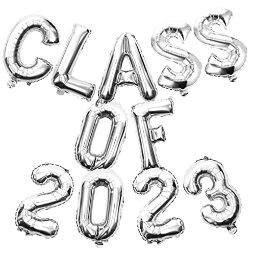 MOBUTOFU 1 Set 2023 2023 Aluminiumfolienballon Partyschmuck Abschlussfeierballons Dekorativer Ballon Der Klasse Von 2023 2023 Abschlussballons 2023 Partyballons Abschlusspartyzubehör von MOBUTOFU