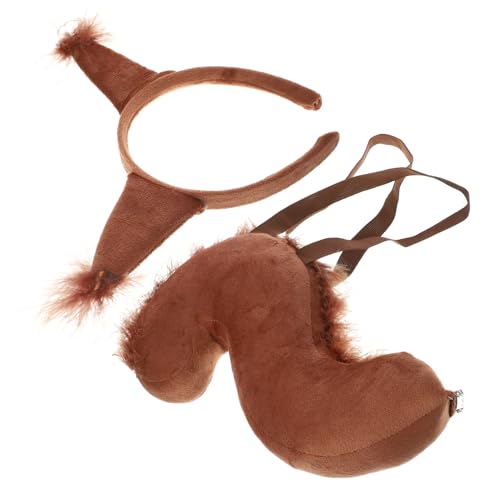 MOBUTOFU 1 Set Eichhörnchen Stirnband, Cosplay, Tierschwanz, Party, Kopfschmuck, Performance Kostüm Zubehör, Eichhörnchen Ohr Stirnband, Cosplay Haarband, Cosplay Zubehör, Tier Ohr MOBUTOFU 1 Set Eichhörnchen Stirnband, Cosplay, Tierschwanz, Party, Kopfschmuck, Performance Kostüm Zubehör, Eichhörnchen Ohr Stirnband, Cosplay Haarband, Cosplay Zubehör, Tier Ohr von MOBUTOFU