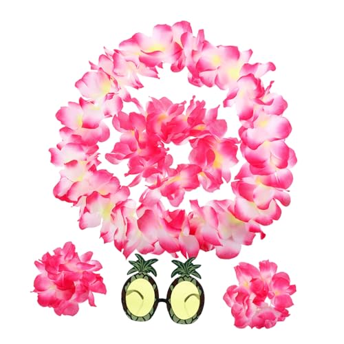 MOBUTOFU Dieses 4-teilige Hawaii-Party-girlanden-Set Enthält Stirnband Halskette Armbänder Ananasgläser Für Strandpartys MOBUTOFU Dieses 4-teilige Hawaii-Party-girlanden-Set Enthält Stirnband Halskette Armbänder Ananasgläser Für Strandpartys von MOBUTOFU