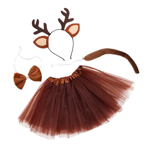MOBUTOFU 1 Set Tierohren Stirnband, Tiere, Cosplay Zubehör, Cosplay Geweih Stirnband, Tiergeweih Stirnband, Rentier Kostüm, Rentier Ohren Und Geweih Stirnband, Tier Cosplay Kostüm MOBUTOFU 1 Set Tierohren Stirnband, Tiere, Cosplay Zubehör, Cosplay Geweih Stirnband, Tiergeweih Stirnband, Rentier Kostüm, Rentier Ohren Und Geweih Stirnband, Tier Cosplay Kostüm von MOBUTOFU
