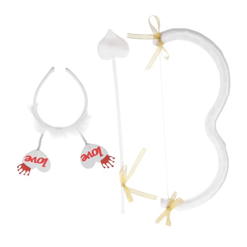 MOBUTOFU 1 Set Valentinstag Amor Kostümset Für Frauen Amor Und Bogen Für Fotokabine Dekoratives Stirnband Party Stirnband Für Mädchen MOBUTOFU 1 Set Valentinstag Amor Kostümset Für Frauen Amor Und Bogen Für Fotokabine Dekoratives Stirnband Party Stirnband Für Mädchen von MOBUTOFU