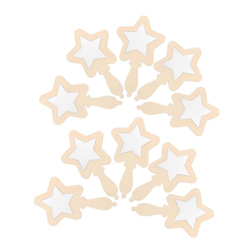 MOBUTOFU Kleiner Handspiegel Aus Holz Kinderspiegel-Set Unzerbrechliches Projekt Für Kleinkinder von MOBUTOFU