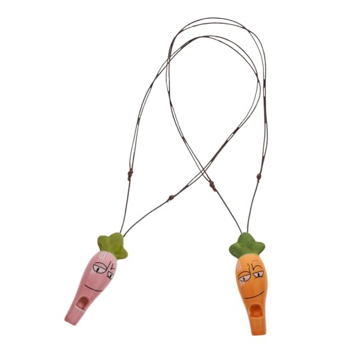 MOBUTOFU 2er-Pack Ostern-karottenpfeife Spielzeug Kindersicherheits-schiebepfeife Für Osterjagd Partygeschenke Musikspielzeug von MOBUTOFU