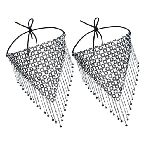 MOBUTOFU 2 Stück Strass-maske Mit Quastenkette, Atemberaubender Maskerade-gesichtsschmuck Für Frauen, Bühnenaufführung, Fransen-strassschleier, Elegante Halbgesichtsmaske MOBUTOFU 2 Stück Strass-maske Mit Quastenkette, Atemberaubender Maskerade-gesichtsschmuck Für Frauen, Bühnenaufführung, Fransen-strassschleier, Elegante Halbgesichtsmaske von MOBUTOFU
