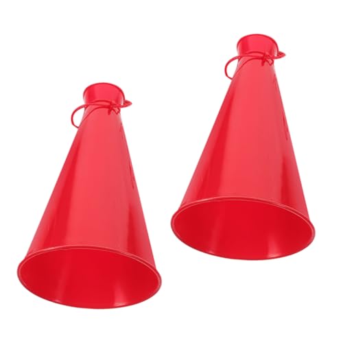 MOBUTOFU Ihre Party-atmosphäre Lebendig 2 Stück Handheld-megaphone Aus Kunststoff Für Sportspiele Dekorative Verwendung von MOBUTOFU