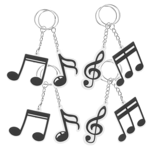 MOBUTOFU 20Stücke Musiknoten Schlüsselanhänger Dekorativer Anhänger für Musikpartys für Tanzpartys Vielseitige Accessoires für Schlüssel und Taschen MOBUTOFU 20Stücke Musiknoten Schlüsselanhänger Dekorativer Anhänger für Musikpartys für Tanzpartys Vielseitige Accessoires für Schlüssel und Taschen von MOBUTOFU