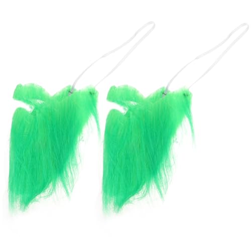 MOBUTOFU 2St grüner Kunstbart Bartpflegeset für Männer Bart Dekoration Bartbalsam Schnurrbärte St Patrick's Day Kostümzubehör falscher Bart st. Patrick's Day Kostümrequisite Kunstfell Green MOBUTOFU 2St grüner Kunstbart Bartpflegeset für Männer Bart Dekoration Bartbalsam Schnurrbärte St Patrick's Day Kostümzubehör falscher Bart st. Patrick's Day Kostümrequisite Kunstfell Green von MOBUTOFU