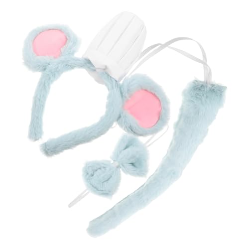 MOBUTOFU Einzigartiges -kostüm-zubehör-set: Plüschohren Stirnband Fliege Für Die Halloween-party Für Damen Und Erwachsene MOBUTOFU Einzigartiges -kostüm-zubehör-set: Plüschohren Stirnband Fliege Für Die Halloween-party Für Damen Und Erwachsene von MOBUTOFU