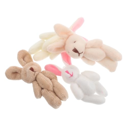 MOBUTOFU 4 Stück Plüschtier süße kleines Plüschspielzeug Plüschkaninchen ausgestopftes Kaninchenspielzeug Kaninchen-Puppen-Anhänger kurzer Plüsch MOBUTOFU 4 Stück Plüschtier süße kleines Plüschspielzeug Plüschkaninchen ausgestopftes Kaninchenspielzeug Kaninchen-Puppen-Anhänger kurzer Plüsch von MOBUTOFU