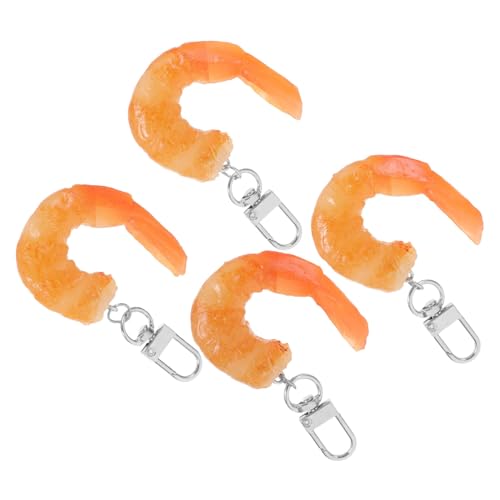 MOBUTOFU 4 Stück Realistische Garnelen Schlüsselanhänger Anhänger Charm Imitation Lebensmittel Modell Taschenanhänger Partygeschenk Kreative Dekoration MOBUTOFU 4 Stück Realistische Garnelen Schlüsselanhänger Anhänger Charm Imitation Lebensmittel Modell Taschenanhänger Partygeschenk Kreative Dekoration von MOBUTOFU