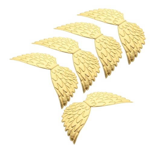 MOBUTOFU 5 Stück Teiliges Einhorn Flügel Goldene Kostümflügel für Halloween Weihnachten Bühne Cosplay Party Requisiten Leicht Tragbar und Stilvolle Foto-requisite von MOBUTOFU