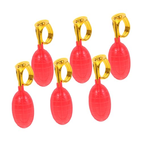MOBUTOFU 6 Stück Sprühring, Wassersprühspielzeug, Aprilscherz Spielzeug, Party Requisite, Streichring, Festival Trickring, Aprilscherz Requisitenring, Streich Requisiten, MOBUTOFU 6 Stück Sprühring, Wassersprühspielzeug, Aprilscherz Spielzeug, Party Requisite, Streichring, Festival Trickring, Aprilscherz Requisitenring, Streich Requisiten, von MOBUTOFU